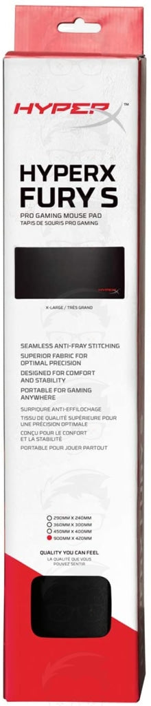 HyperX Fury S - Pro Gaming Mouse Pad Large 450mm x 400mm HyperX Fury S - Pro Gaming Mouse Pad Large 450mm x 400mm